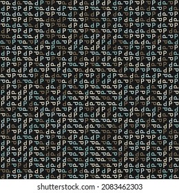 Abstract Geometric Pattern generative computational art illustration