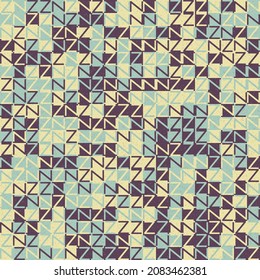 Abstract Geometric Pattern generative computational art illustration