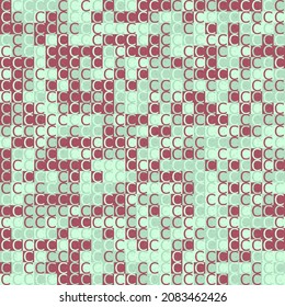 Abstract Geometric Pattern generative computational art illustration