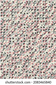 Abstract Geometric Pattern generative computational art illustration