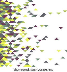 Abstract Geometric Pattern generative computational art illustration