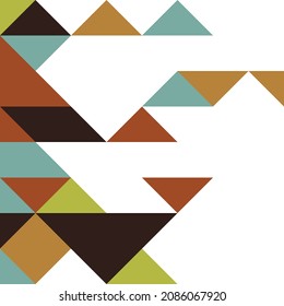 Abstract Geometric Pattern generative computational art illustration