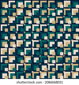 Abstract Geometric Pattern generative computational art illustration
