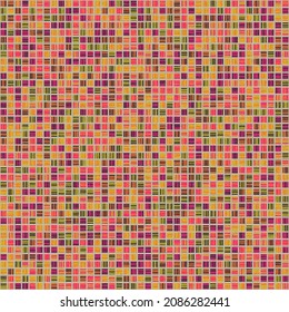 Abstract Geometric Pattern generative computational art illustration