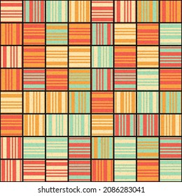 Abstract Geometric Pattern generative computational art illustration