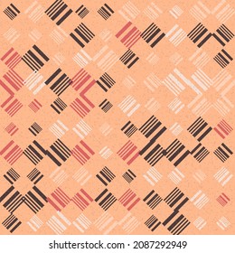 Abstract Geometric Pattern generative computational art illustration