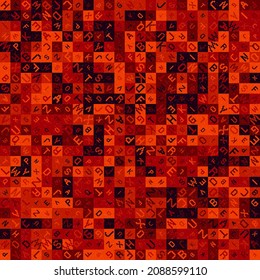 Abstract Geometric Pattern generative computational art illustration