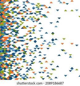 Abstract Geometric Pattern generative computational art illustration