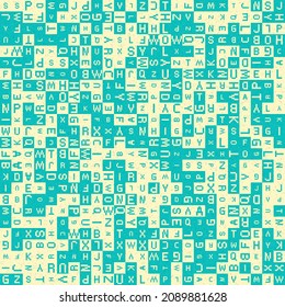 Abstract Geometric Pattern generative computational art illustration