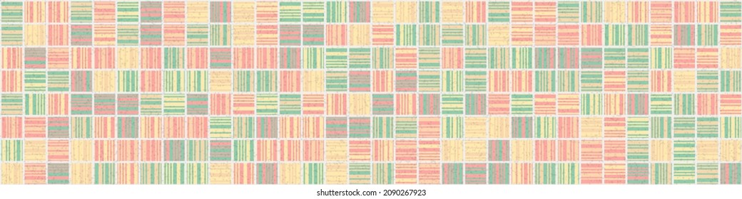 Abstract Geometric Pattern generative computational art illustration