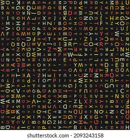 Abstract Geometric Pattern generative computational art illustration