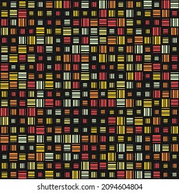 Abstract Geometric Pattern generative computational art illustration
