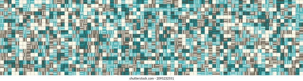 Abstract Geometric Pattern generative computational art illustration