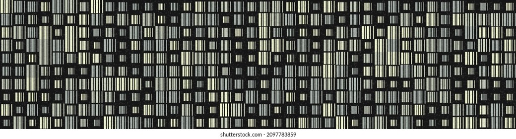 Abstract Geometric Pattern generative computational art illustration