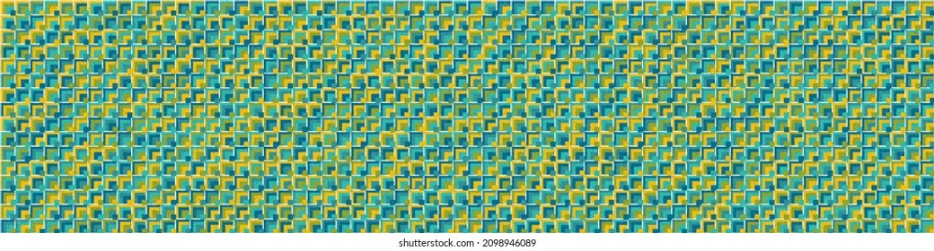 Abstract Geometric Pattern generative computational art illustration