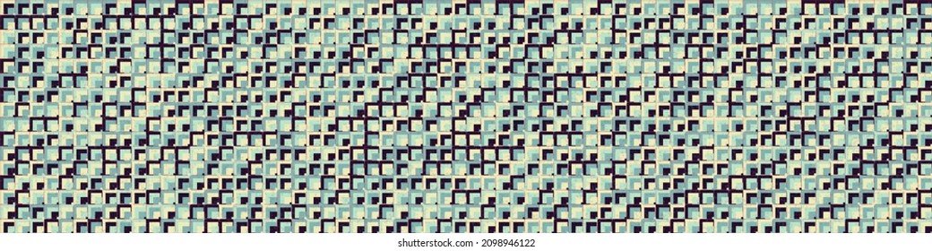 Abstract Geometric Pattern generative computational art illustration
