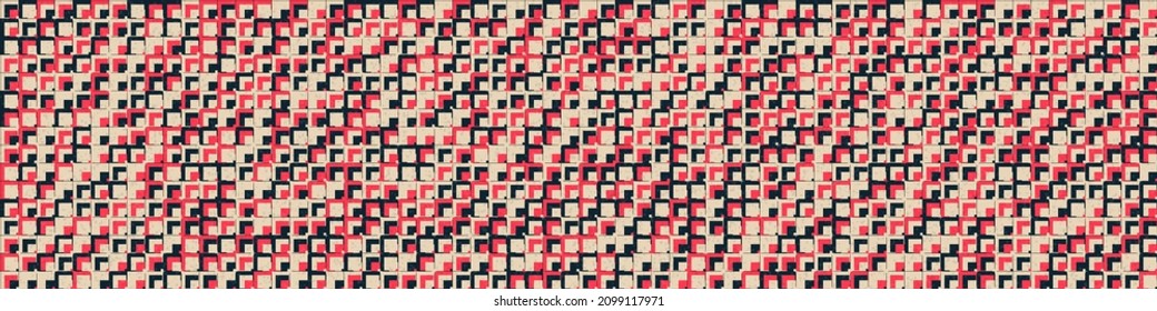 Abstract Geometric Pattern generative computational art illustration