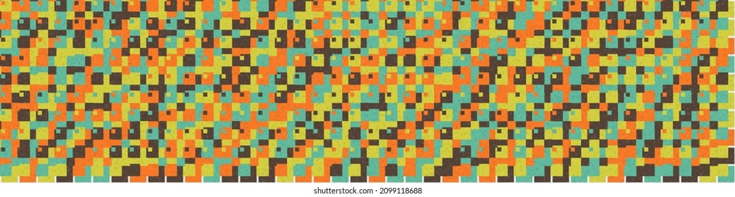 Abstract Geometric Pattern generative computational art illustration