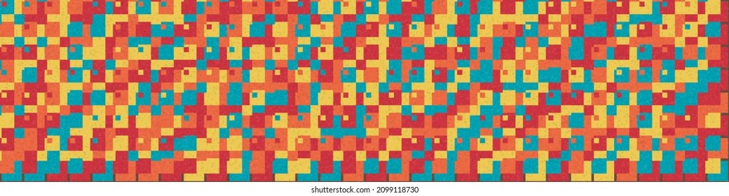 Abstract Geometric Pattern generative computational art illustration