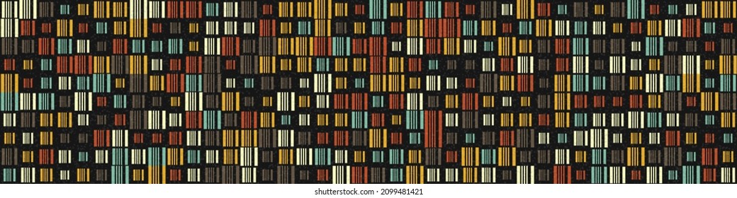 Abstract Geometric Pattern generative computational art illustration