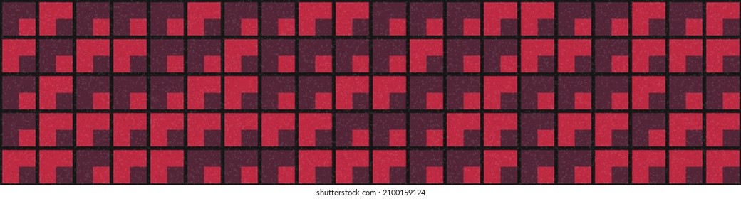 Abstract Geometric Pattern generative computational art illustration