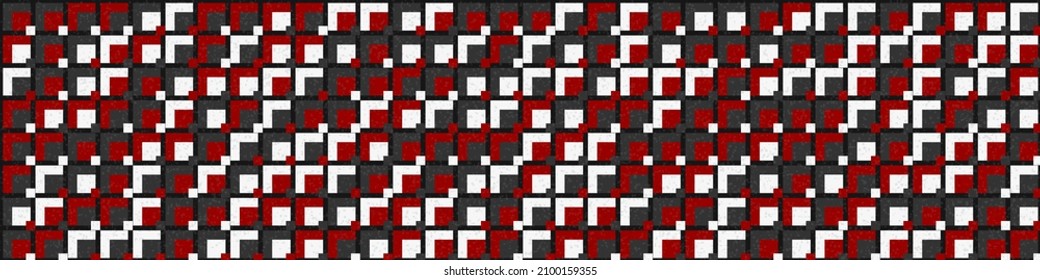 Abstract Geometric Pattern generative computational art illustration
