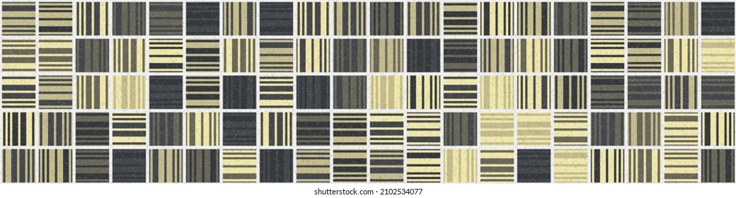 Abstract Geometric Pattern generative computational art illustration