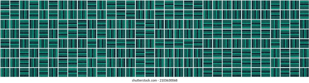 Abstract Geometric Pattern generative computational art illustration