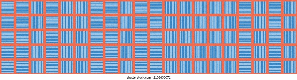 Abstract Geometric Pattern generative computational art illustration
