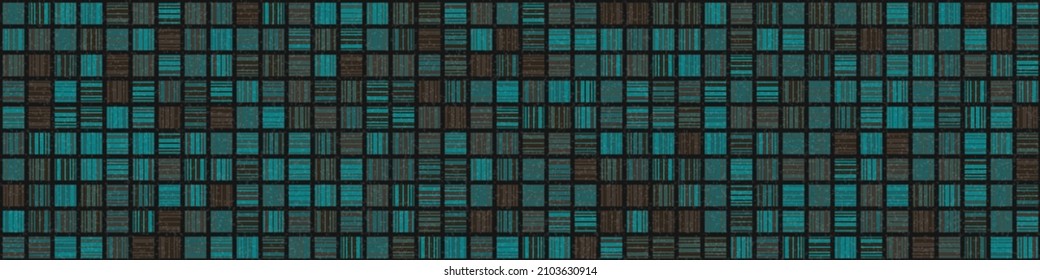 Abstract Geometric Pattern generative computational art illustration
