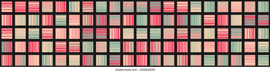 Abstract Geometric Pattern generative computational art illustration