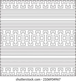 Abstract Geometric Pattern generative computational art illustration.Black and white pattern for wallpapers and backgrounds. line art.
