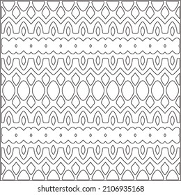 Abstract Geometric Pattern generative computational art illustration.Black and white pattern for wallpapers and backgrounds. line art.