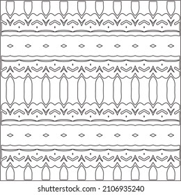 Abstract Geometric Pattern generative computational art illustration.Black and white pattern for wallpapers and backgrounds. line art.