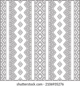 Abstract Geometric Pattern generative computational art illustration.Black and white pattern for wallpapers and backgrounds. line art.