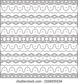 Abstract Geometric Pattern generative computational art illustration.Black and white pattern for wallpapers and backgrounds. line art.