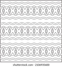 Abstract Geometric Pattern generative computational art illustration.Black and white pattern for wallpapers and backgrounds. line art.