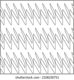 Abstract Geometric Pattern generative computational art illustration.Black and white pattern for wallpapers and backgrounds. line art.