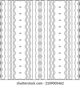 Abstract Geometric Pattern generative computational art illustration.Black and white pattern for wallpapers and backgrounds. line art.