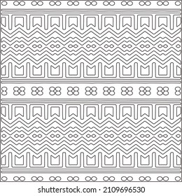 Abstract Geometric Pattern generative computational art illustration.Black and white pattern for wallpapers and backgrounds. line art.