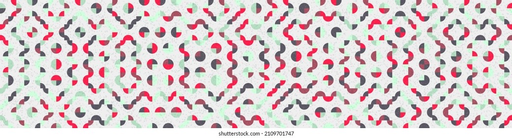 Abstract Geometric Pattern generative computational art illustration