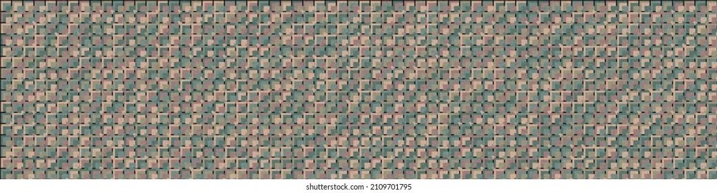 Abstract Geometric Pattern generative computational art illustration