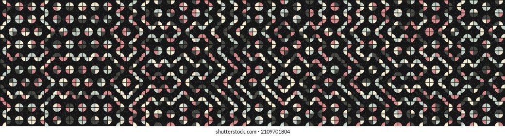 Abstract Geometric Pattern generative computational art illustration