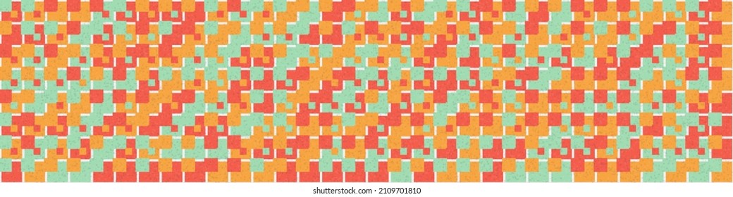 Abstract Geometric Pattern generative computational art illustration