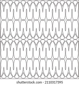 Abstract Geometric Pattern generative computational art illustration.Black and white pattern for wallpapers and backgrounds. line art.