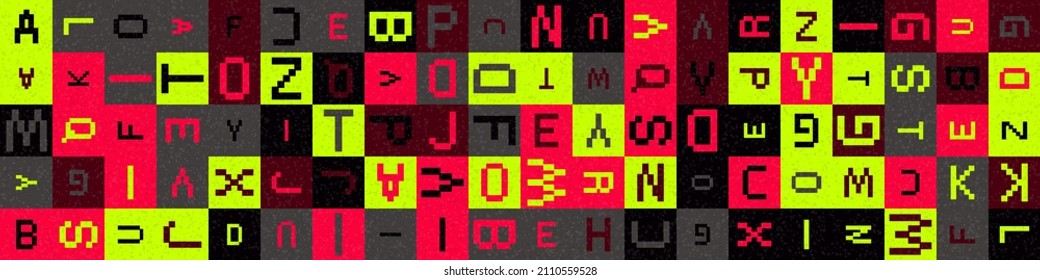 Abstract Geometric Pattern generative computational art illustration