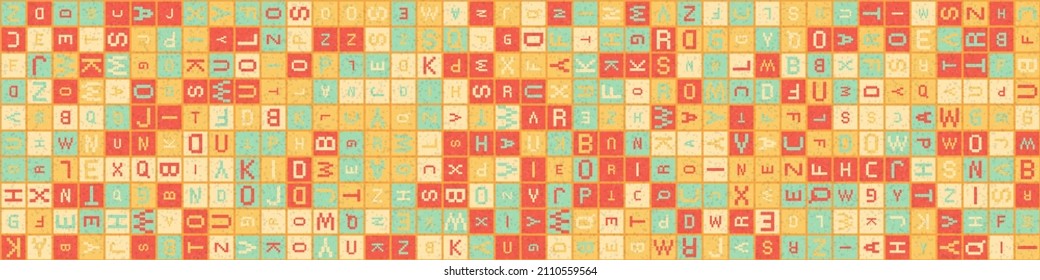 Abstract Geometric Pattern generative computational art illustration