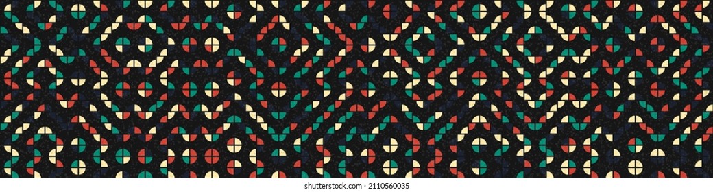 Abstract Geometric Pattern generative computational art illustration