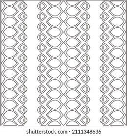Abstract Geometric Pattern generative computational art illustration.Black and white pattern for wallpapers and backgrounds. line art.