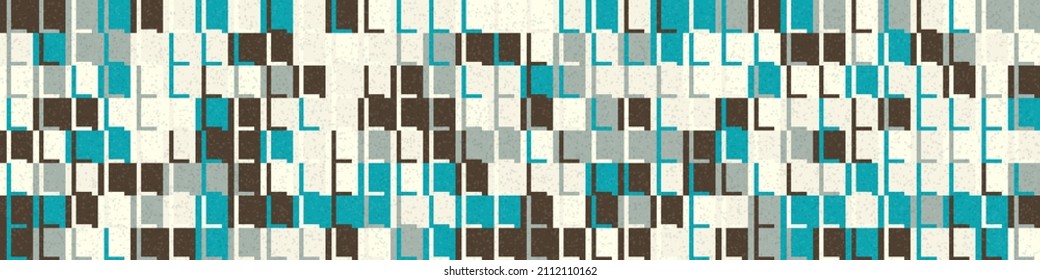 Abstract Geometric Pattern generative computational art illustration